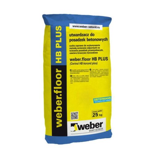 Корундовый упрочнитель бетонных полов Weber - Weber.Floor HB PLUS
